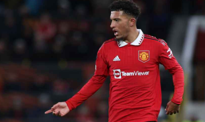 Sancho em ação pelo Manchester United; clube o afastou por problemas disciplinares