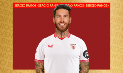 Sérgio Ramos é apresentado no Sevilla