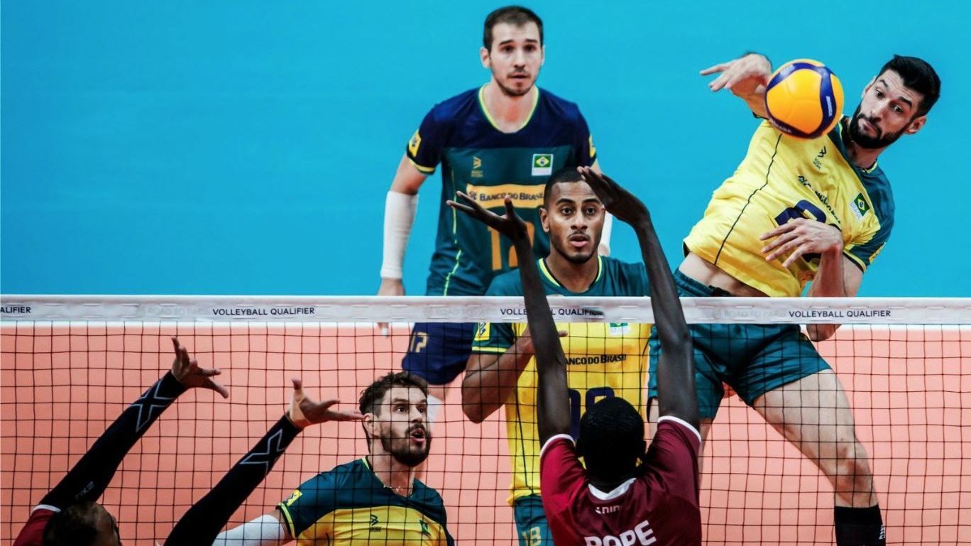 Brasil vence Catar na estreia do pré-olímpico de vôlei