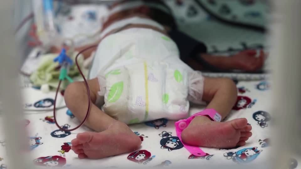 Doctors at Gaza neonatal intensive care unit warn of a 'huge catastrophe'