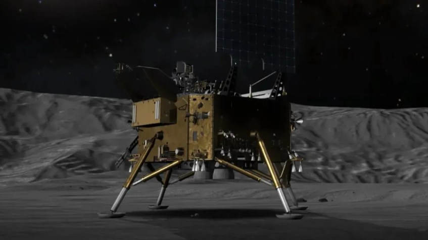 Uma representação da missão Chang'e-8 foi mostrada no Congresso Astronáutico Internacional realizado em Baku, Azerbaijão, em 2 de outubro / China National Space Administration