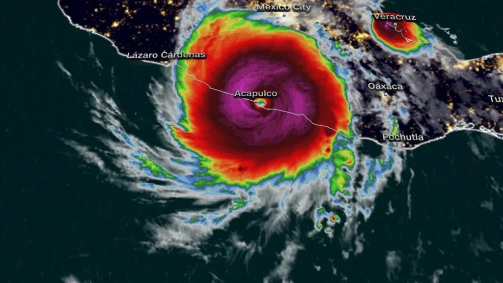 Imagem ilustrativa sobre Litoral em alerta: furacão atinge México, homem some no Ribeira e tsunami meteorológico inunda SC