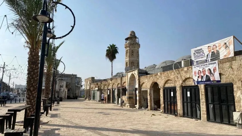 A antiga mesquita de al-Majdal é a única coisa que resta da outrora próspera cidade palestina / Ivana Kottasova/CNN