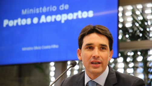 Ministro Silvio Costa Filho, em reunião