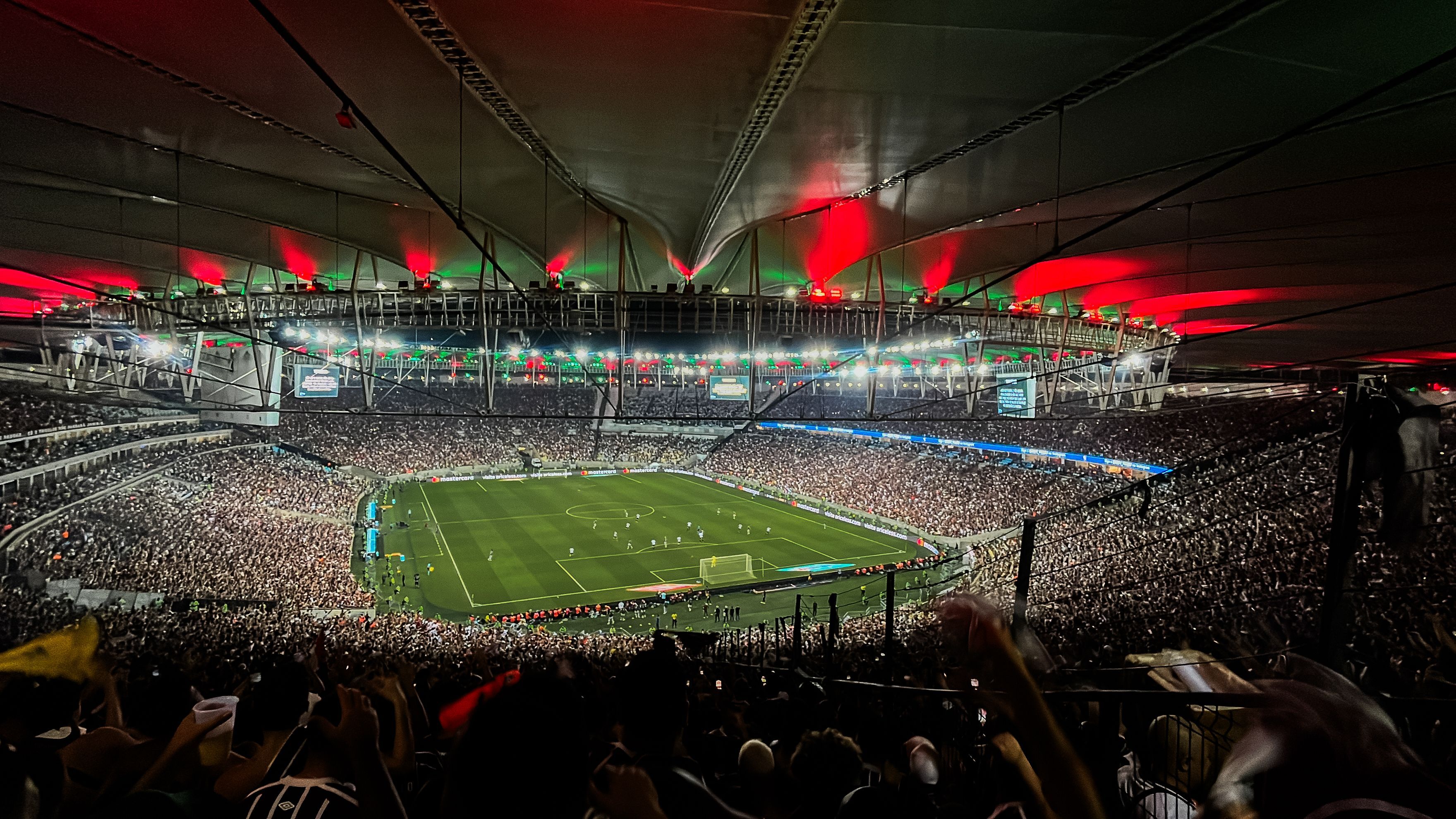 Maracanã, no Rio de Janeiro, em partida de Fluminense X Olimpia - 24/09/2023