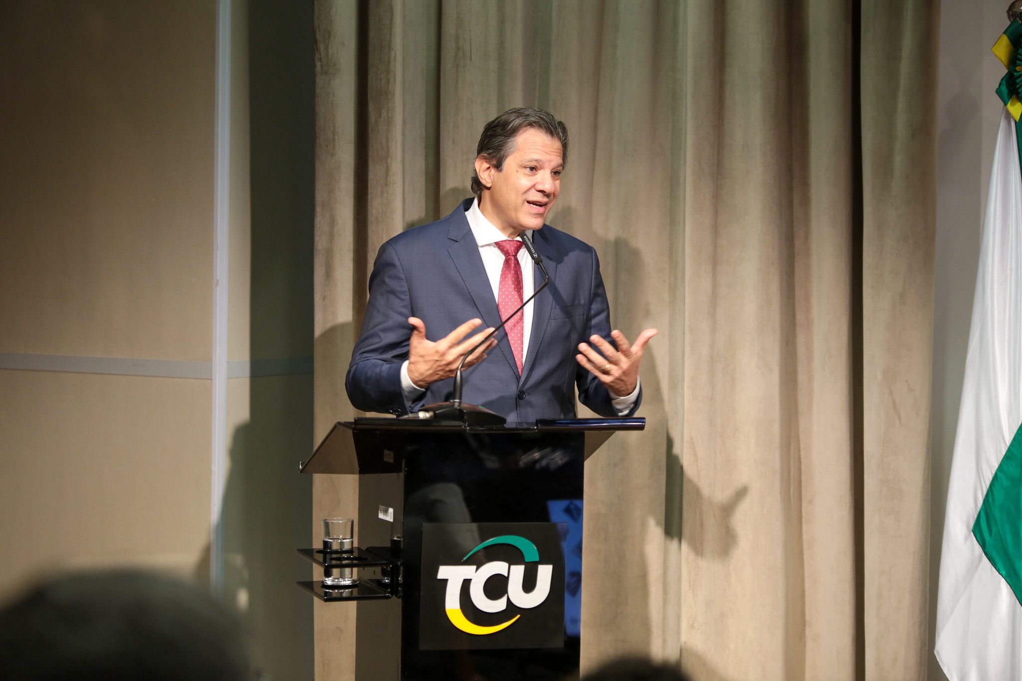 Fernando Haddad em evento no TCU 05 outubro 2023