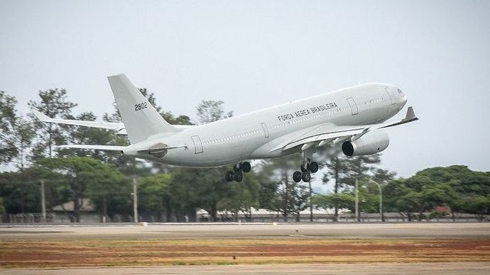 Avião KC-30 (Airbus A330 200) da Força Aérea Brasileira (FAB)