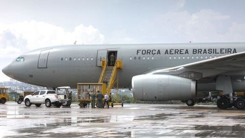 Avião KC-30 (Airbus A330 200) da Força Aérea Brasileira (FAB)