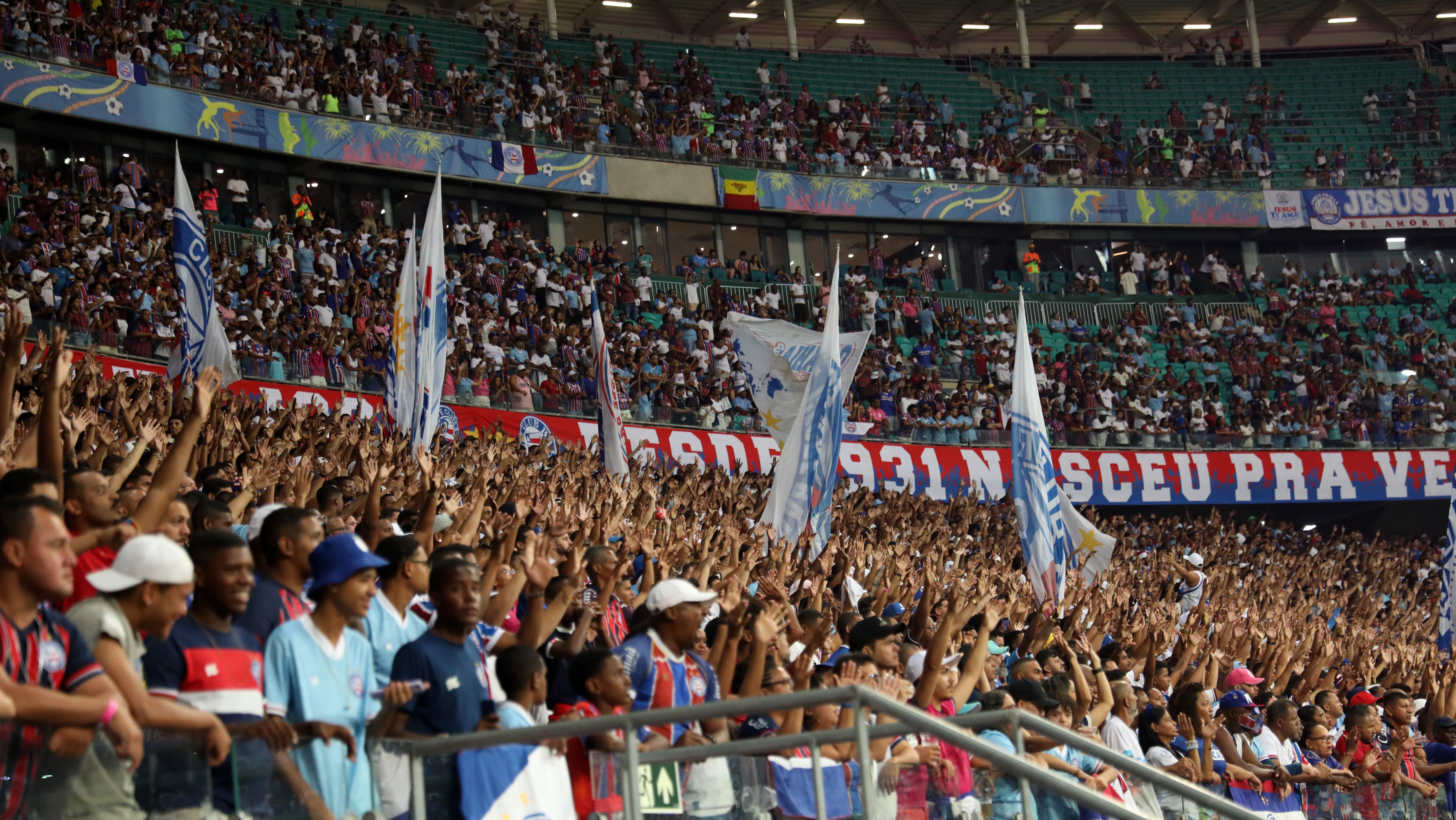 Arena Fonte Nova será palco de Bahia e Fortaleza pelo Brasileirão