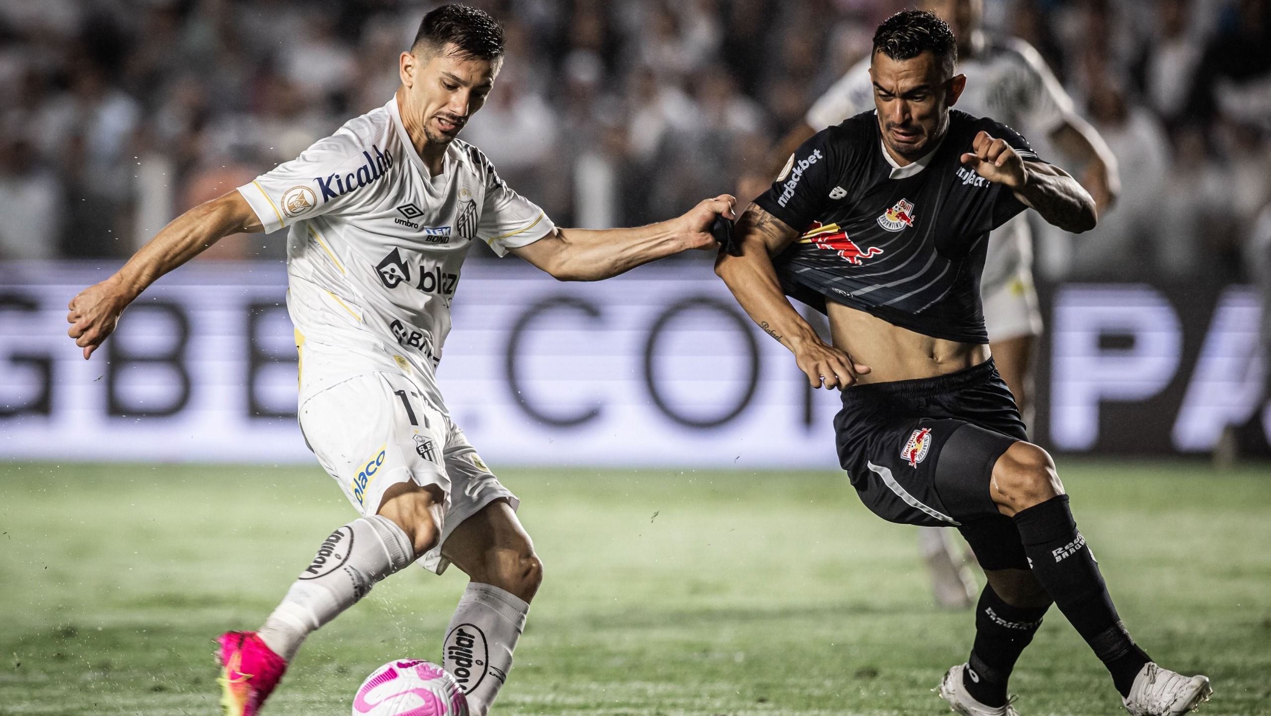Lance de Santos 1 x 3 Red Bull Bragantino na Vila Belmiro