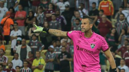 Fábio em campo pelo Fluminense