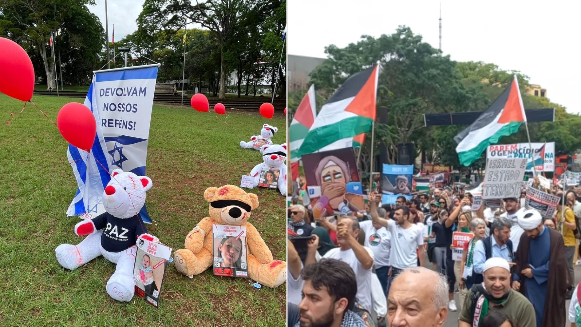 Atos das comunidades judaica e palestina