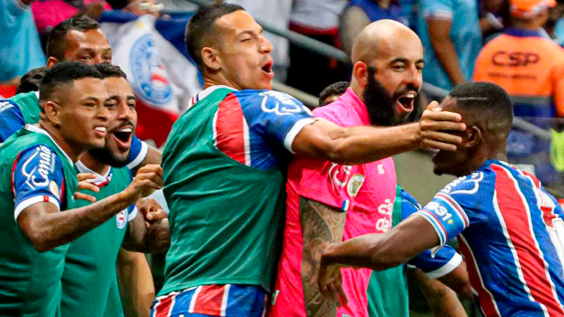 Bahia venceu o Fortaleza por 2 a 0 na Arena Fonte Nova