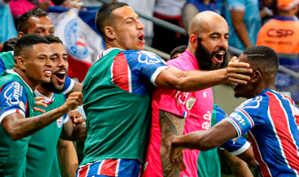 Bahia venceu o Fortaleza por 2 a 0 na Arena Fonte Nova