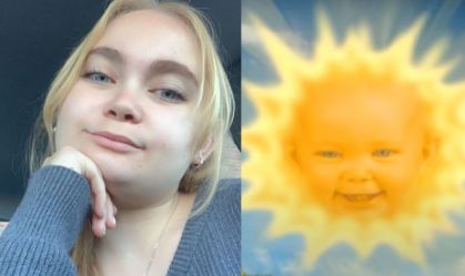 Bebê-sol de "Teletubbies" anuncia que vai se tornar mãe