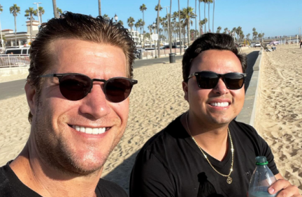 Diego Alemão (à esquerda) e seu advogado, Jeffrey Chiquini, j[a estão nos Estados Unidos