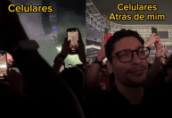 Cadê o The Weeknd? Influencer mostra “mar” de celulares no show do cantor