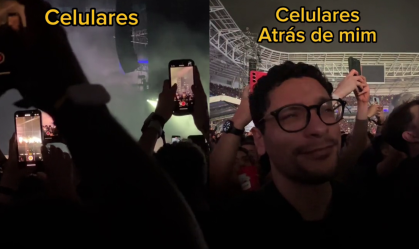Cadê o The Weeknd? Influencer mostra "mar" de celulares no show do cantor