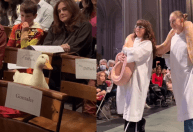 Fiéis levam camelo, cobra e até jacaré para benção em catedral de Nova York; assista