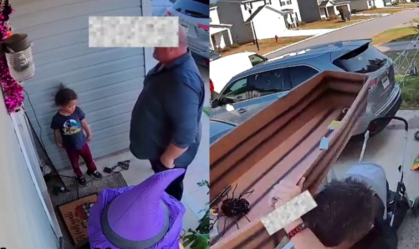 Vizinho faz pedido emocionante para influencer remover sua decoração de Halloween; saiba o motivo