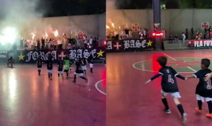 Vídeo: Vascaínos fazem festa de "gente grande" em vitória do sub-6 em clássico