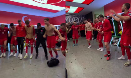 Vídeo: Jogadores da Turquia celebram classificação para a Eurocopa com dança