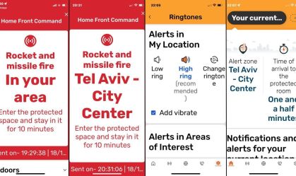 Aplicativos alertam moradores de Israel sobre a possibilidade de ataques