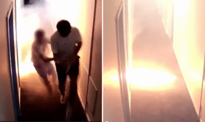 Turistas são atingidos por bola de fogo em hostel na Austrália; veja momento da explosão