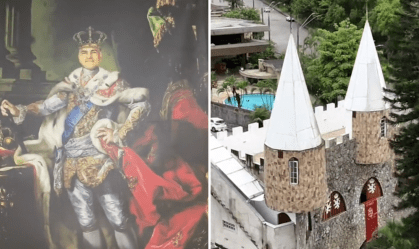 Veja: Homem constrói castelo em São Paulo, e rotina de "rei" viraliza
