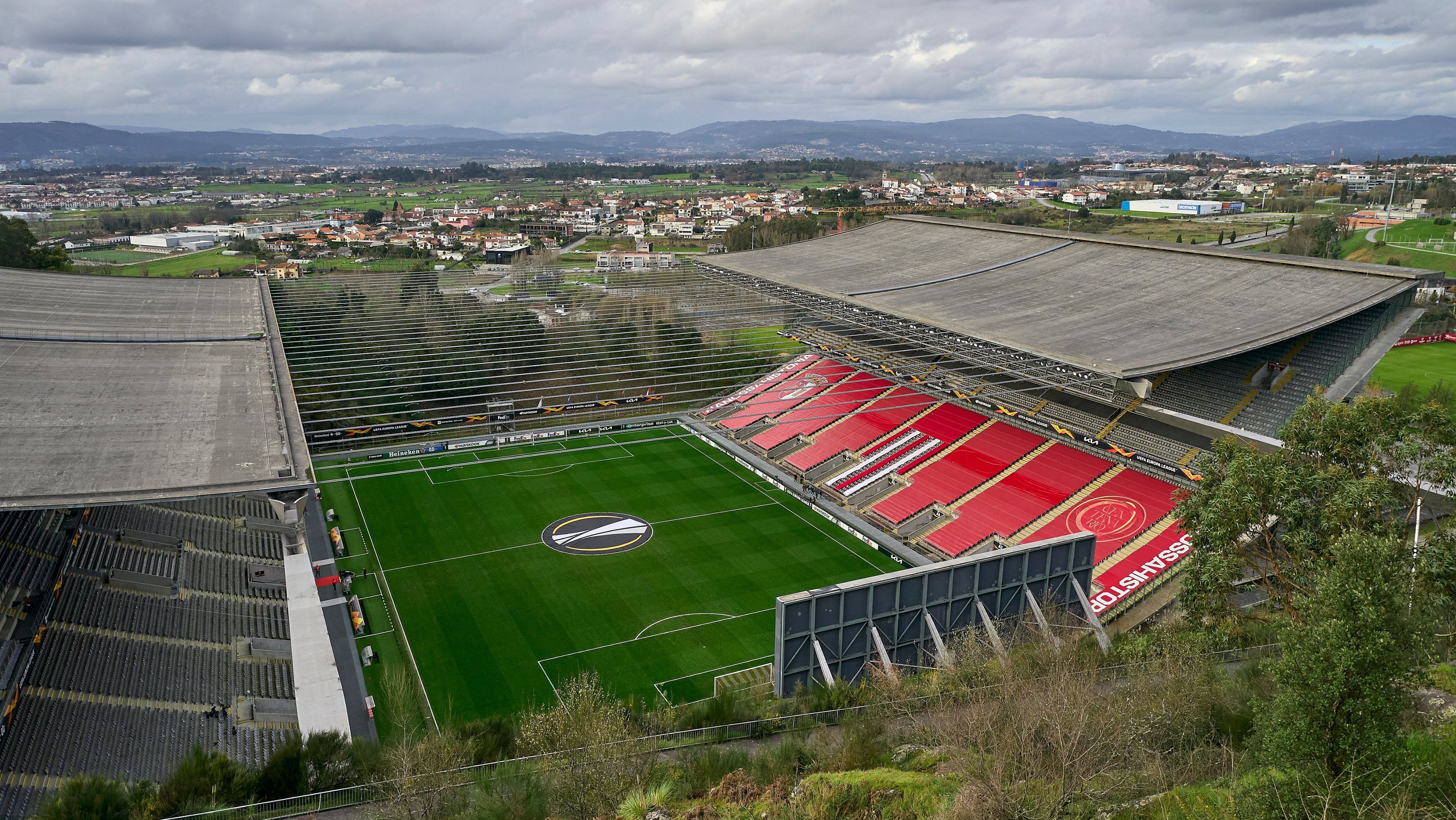 Estádio Municipal de Braga, palco de Braga x Real Madrid nesta terça (24)