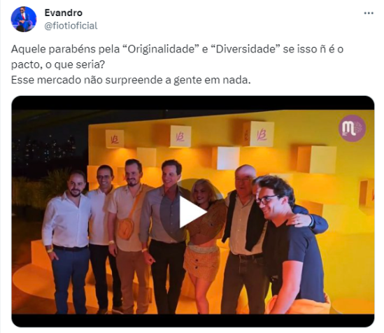 Tweet de Evandro sugere que Bauducco é a marca envolvida na campanha / Reprodução/Redes sociais