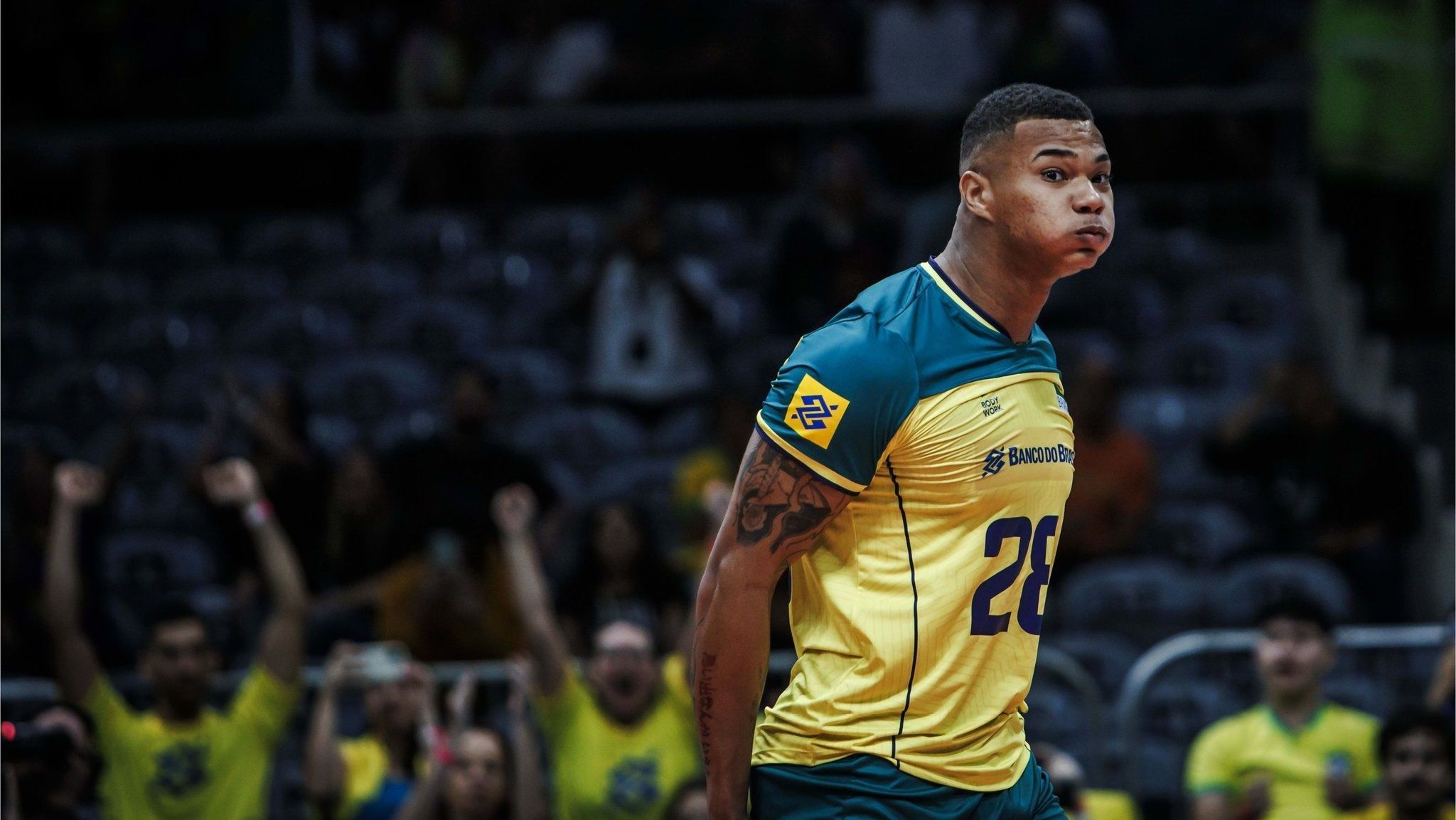Oposto Darlan brilha, e Seleção Brasileira vence no Pré-Olímpico