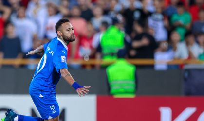 Neymar marca primeiro gol pelo Al-Hilal em vitória na Champions League da Ásia