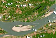 Imagem de satélite mostra retrato da seca no rio Amazonas; veja antes e depois