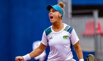 Laura Pigossi comemora medalha de ouro no Pan de Santiago