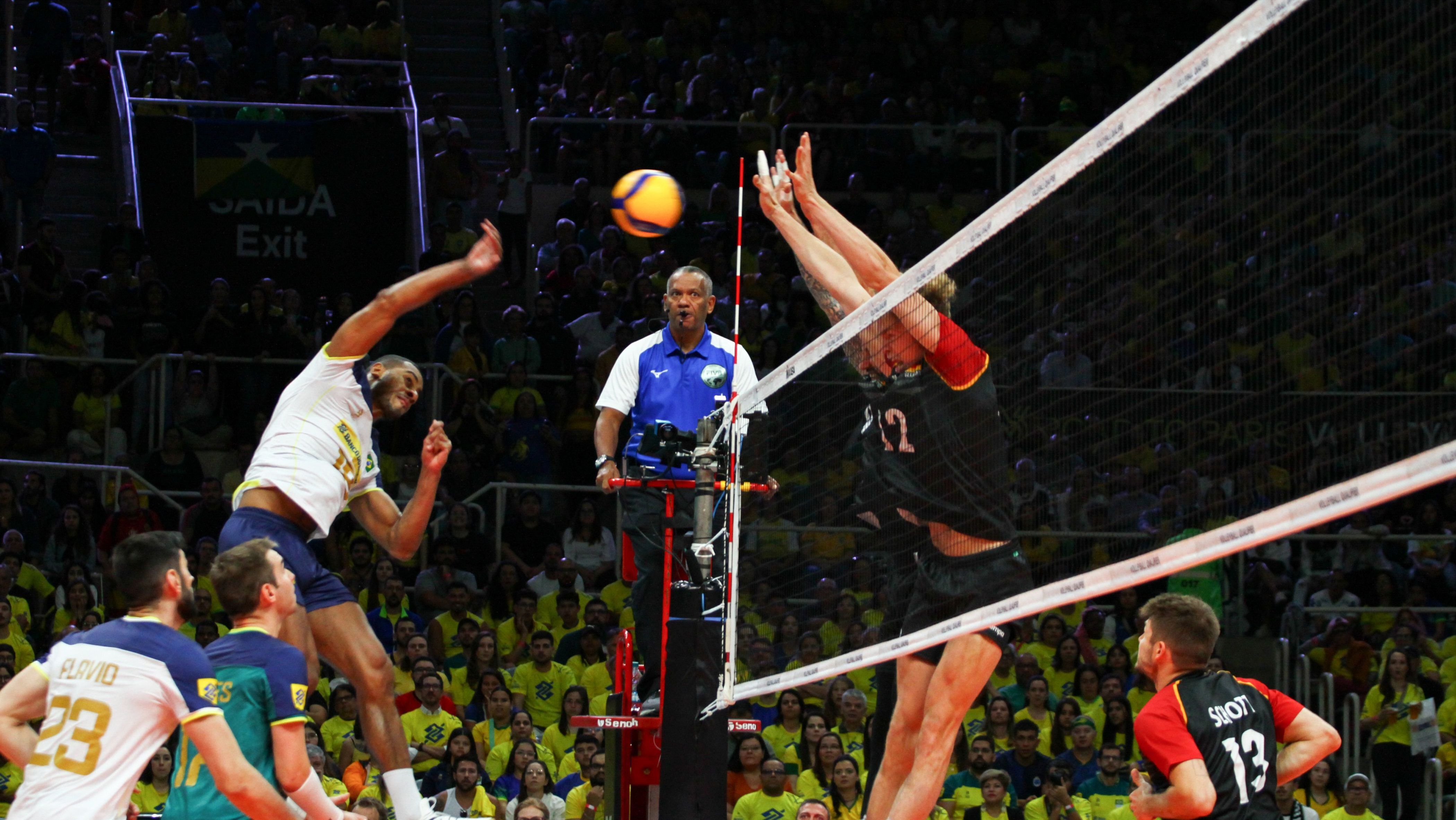 Brasil perde para a Alemanha no Pré-Olímpico Masculino de Vôlei