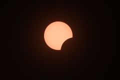 Eclipse solar visto de Brasília