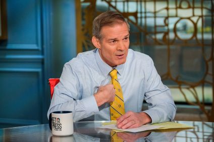 O deputado republicano Jim Jordan recebeu apoio de Donald Trump na eleição para a Câmara dos EUA