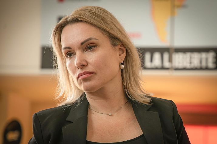 Marina Ovsyannikova / Foto de Andreina Flores/SOPA Images/LightRocket via Getty Images
