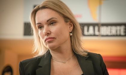 Marina Ovsyannikova, the Russian journalist who protested