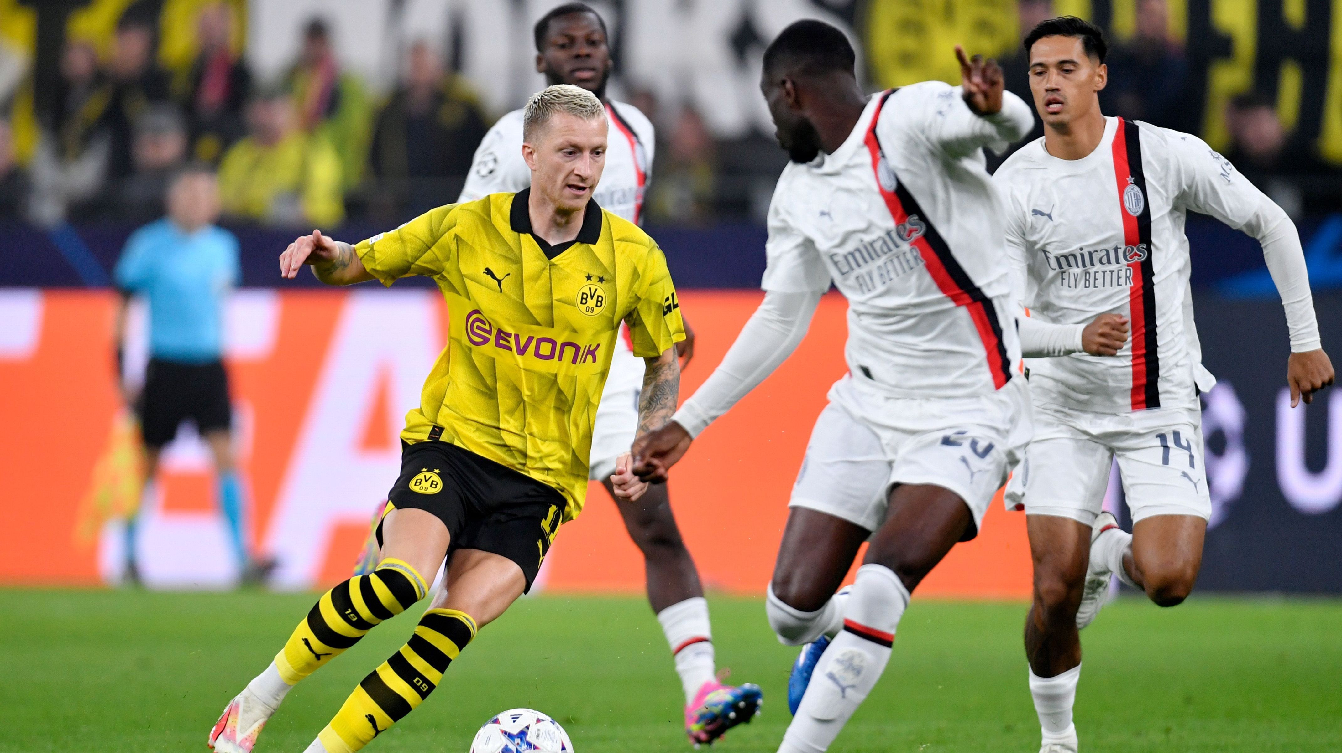 Dortmund e Milan empatam sem gols na Champions