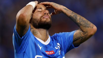 Neymar em partida do Al-Hilal