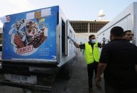 Hospital na Faixa de Gaza usa caminhões de sorvete como necrotérios