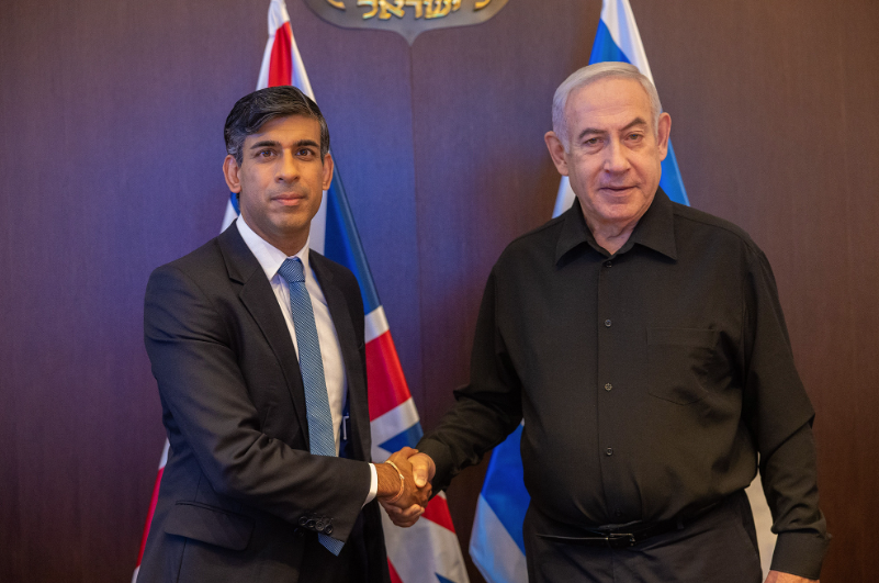 Benjamin Netanyahu e Rishi Sunak