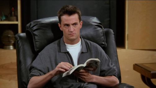 Matthew Perry como Chandler Bing em "Friends".