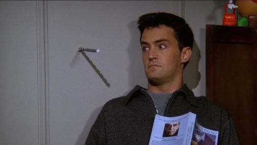 Matthew Perry como Chandler Bing em &quot;Friends&quot;.