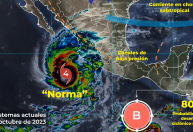 Furacão se intensifica, chega a 251 km/h e pode atingir o México neste fim de semana