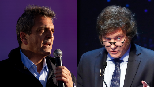 Massa e Milei irão ao segundo turno presidencial na Argentina