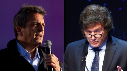 Massa e Milei irão ao segundo turno presidencial na Argentina