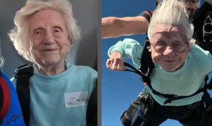 Paraquedista americana de 104 anos morre dias depois de bater recorde
